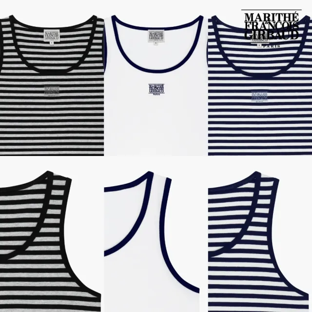 【MARITHE FRANCOIS GIRBAUD】官方旗艦 女款小LOGO無袖上衣(多款任選)