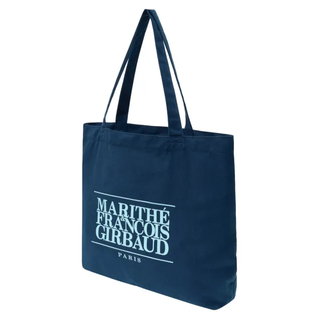 【MARITHE FRANCOIS GIRBAUD】官方旗艦 經典LOGO帆布袋(海軍藍)