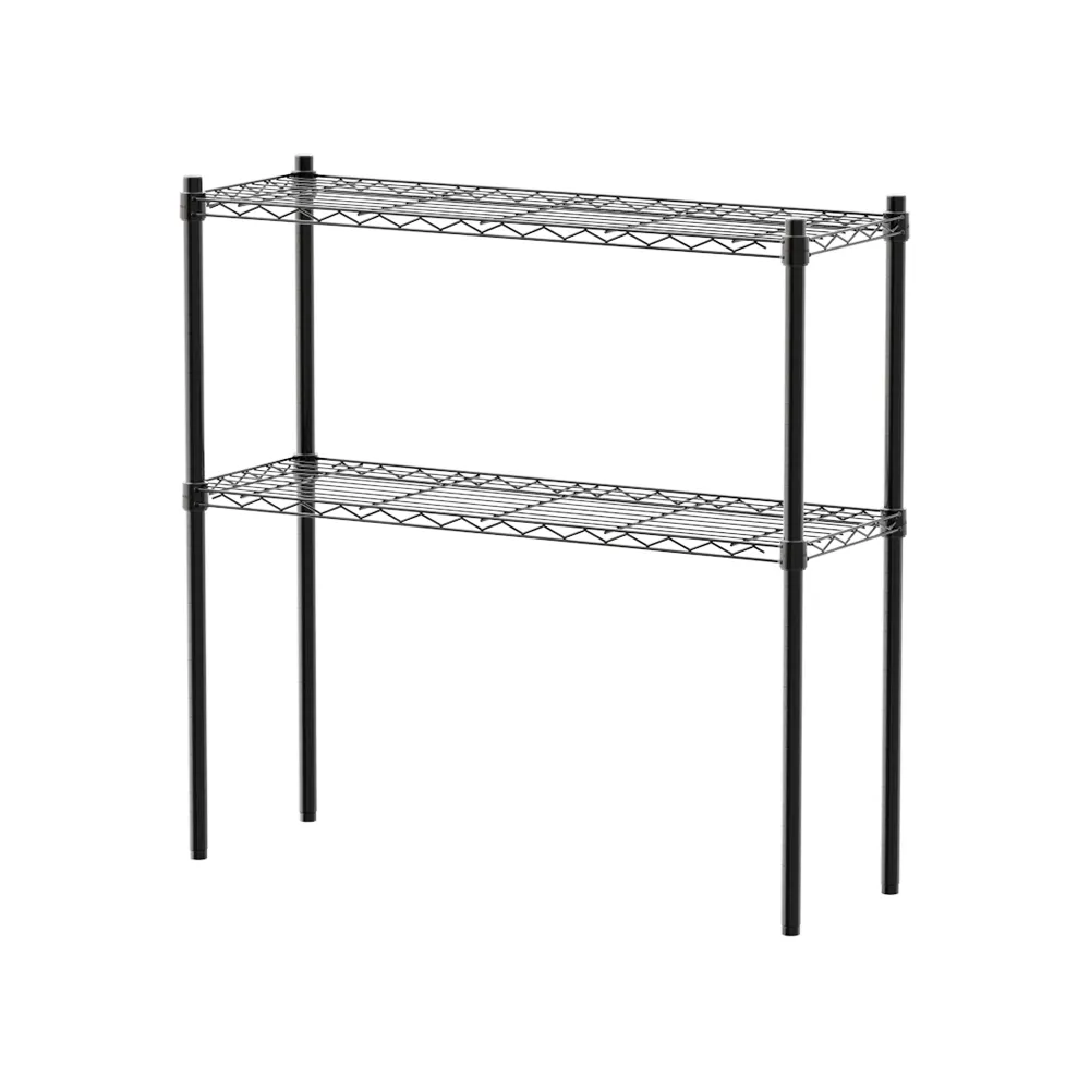 【dayneeds 日需百備】輕型 90x30x90公分 烤漆二層架(鐵力士架/收納層架/鞋架/展示架/層架/鐵架)