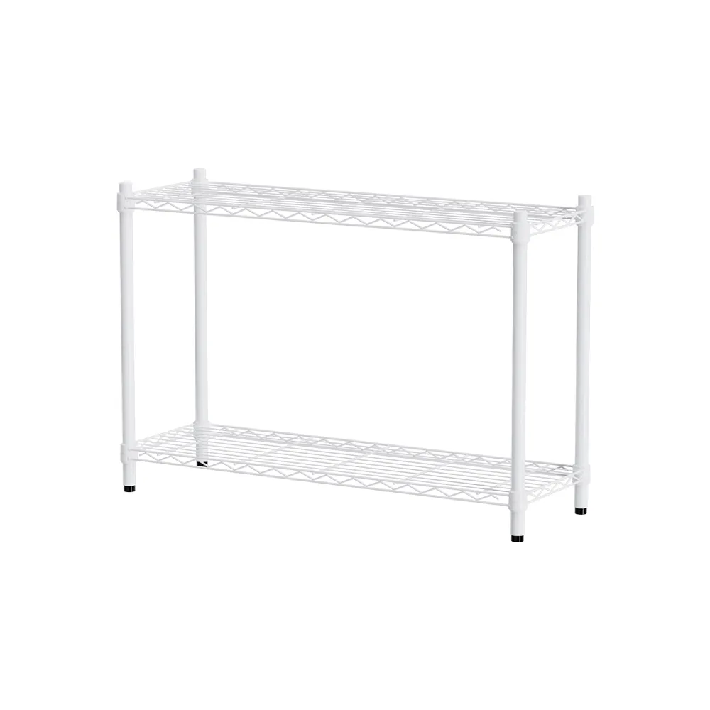 【dayneeds 日需百備】輕型 90x30x60公分 烤漆二層架(鐵力士架/收納層架/鞋架/展示架/層架/鐵架)