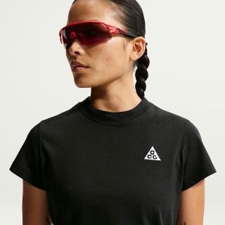 【NIKE 耐吉】短袖上衣 女 AS W ACG DF FITTED TRI SS 運動 休閒 黑色 (II7284010)