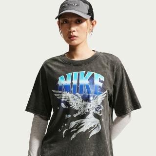 【NIKE 耐吉】短袖上衣 女 AS W NSW RETRO FLAIR TEE 運動 休閒 灰色 (IW1198060)