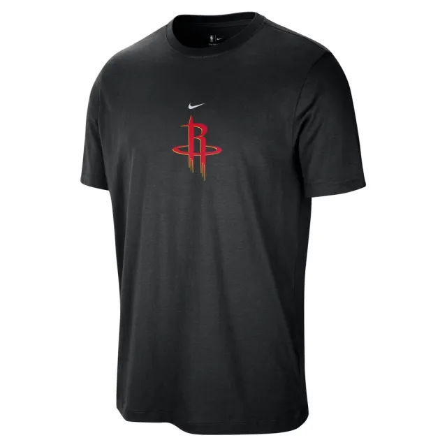 【NIKE 耐吉】短袖上衣 男 HOU M NK SS LOGO TEE 運動 休閒 黑色 (IO6383010)