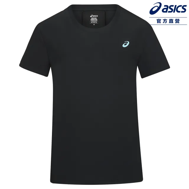 【asics 亞瑟士】涼感短袖上衣 女款 亞洲版 跑步上衣 2012D715-001