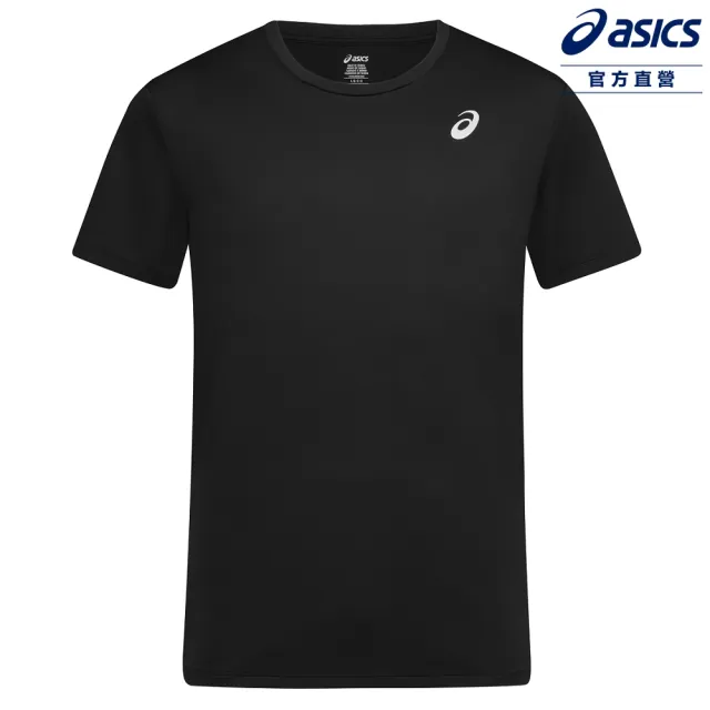 【asics 亞瑟士】短袖上衣 男女中性款 亞洲版 排球上衣 2053A314-001