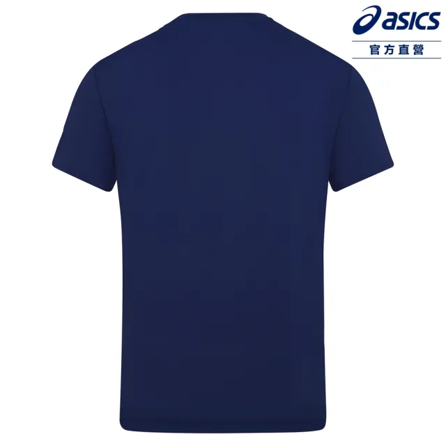 【asics 亞瑟士】涼感短袖上衣 男款 亞洲版 訓練上衣 2031F767-400