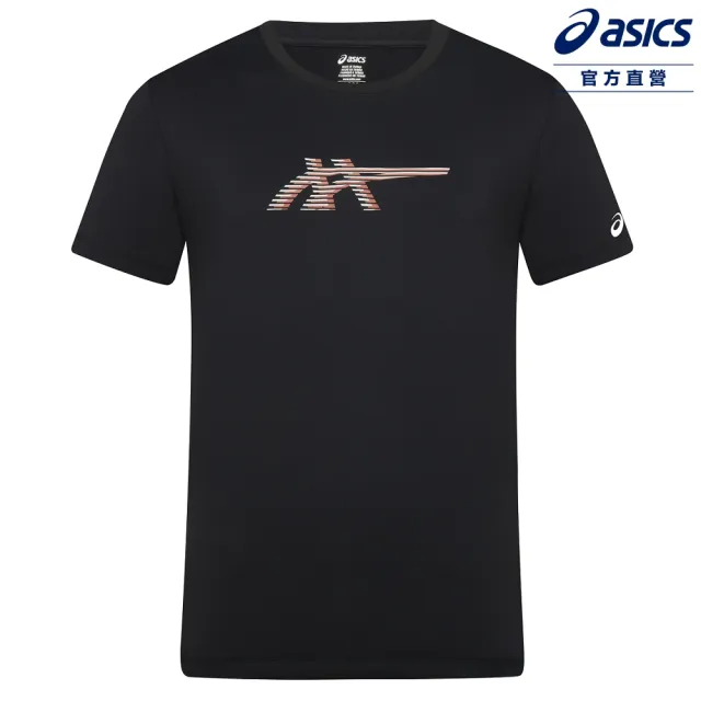 【asics 亞瑟士】涼感短袖上衣 男款 亞洲版 訓練上衣 2031F767-001