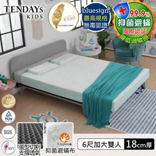 【TENDAYS】珊瑚海護脊床墊6尺加大雙人(18cm厚 記憶厚床墊)