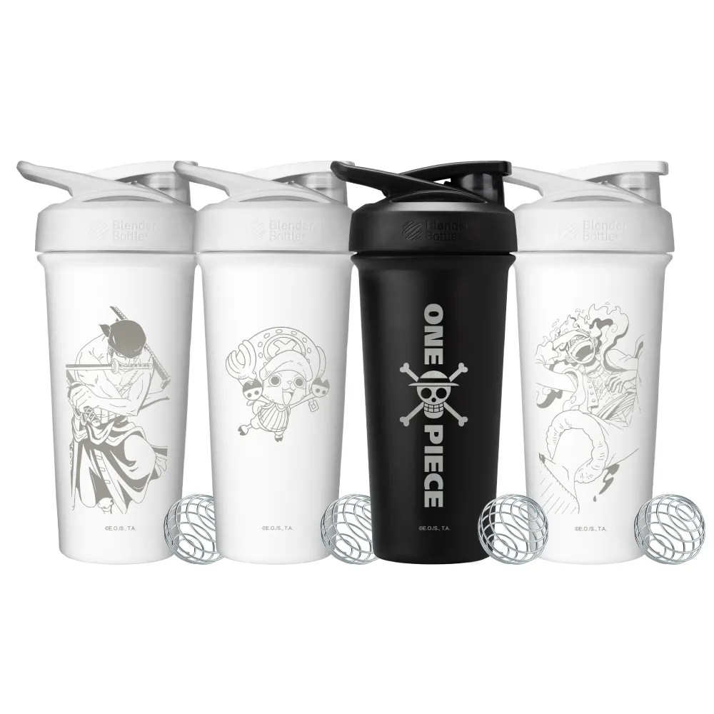 【Blender Bottle】Sleek不鏽鋼｜航海王 按壓防漏水壺 25oz/740ml(BlenderBottle/Strada/運動水壺/冰霸杯)