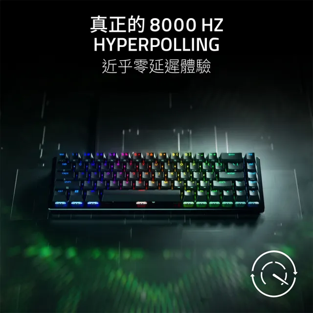 【Razer 雷蛇】獵魂光蛛 Huntsman V3 HE 65% 8K - 英文 (磁軸)