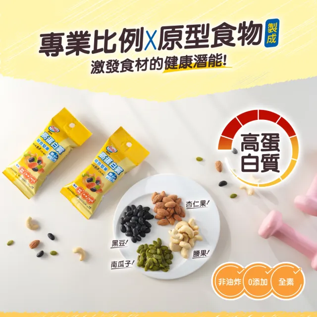 【萬歲牌】高蛋白質無調味綜合堅果x2盒組 (30gx12包/盒)｜中元普渡拜拜