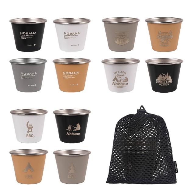 【Chill Outdoor】Nobana 不鏽鋼迷你小酒杯 50ml 4入一組(shot杯 烈酒杯 子彈杯 一口杯 吞杯)