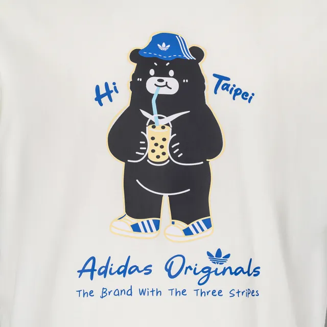 【adidas 愛迪達】運動 休閒 短袖 T恤 男上衣 BEAR SS TEE(LF5889)