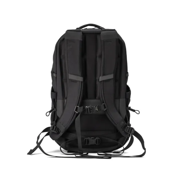 【The North Face】北面男女款黑色DWR防潑水休閒後背包|8KE70E7 筆電包/登山包