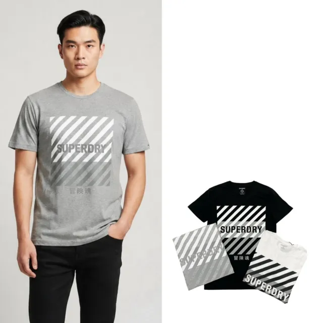 【Superdry】極度乾燥 短T 簡約 現貨 三色 短袖  T恤  superdry 冒險魂(短袖8562CF3)