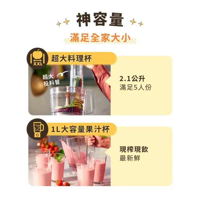 【Philips 飛利浦】廚神料理機/調理機700W_HR7320/12