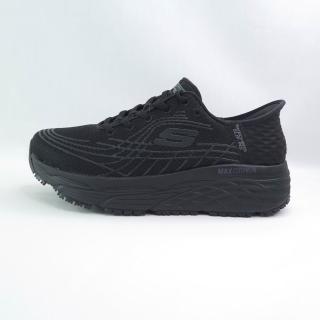 【SKECHERS】女工作鞋系列 運動鞋 Max Cushioning SR Elite 寬楦款 (108172WBLK黑)