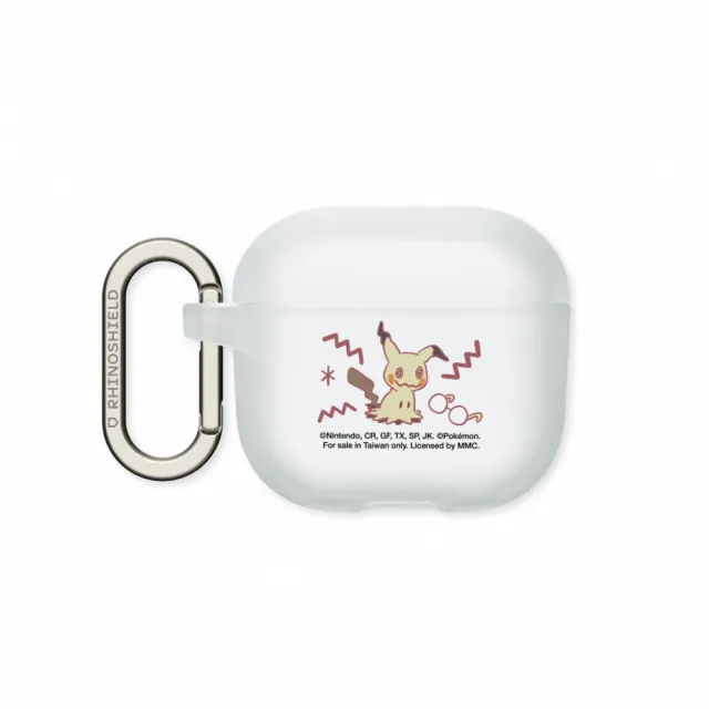 【RHINOSHIELD 犀牛盾】適用AirPods 4/Pro 3/Pro 2 防摔耳機保護殼/暖色系列-謎擬Q(寶可夢)