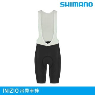 【SHIMANO】男 吊帶車褲 INIZIO｜黑色 S-XXL (單車褲 自行車褲 公路車褲 吊帶褲 城市綠洲)