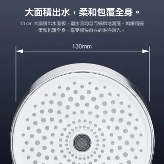 【CAESAR 凱撒衛浴】Immerse Shower 雨淋 SPA 蓮蓬頭(淋浴蓮蓬頭 / 暖身水柱)