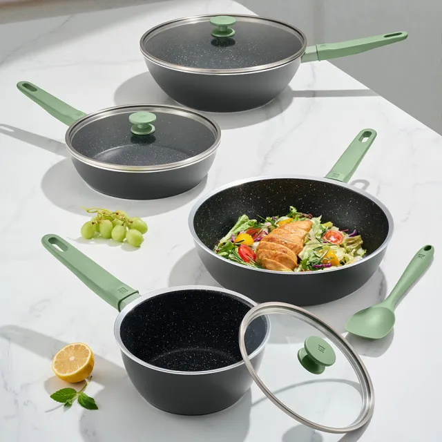 【ZWILLING 德國雙人】NOW PLUS Ⅱ 黑曜鍋2.0不沾鍋單柄湯鍋18cm-2色任選(德國雙人牌集團官方直營)
