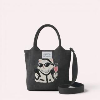 【MAISON DE AURI】Trunk Mini COCO CAT｜可可貓 小提包 / 厚針織