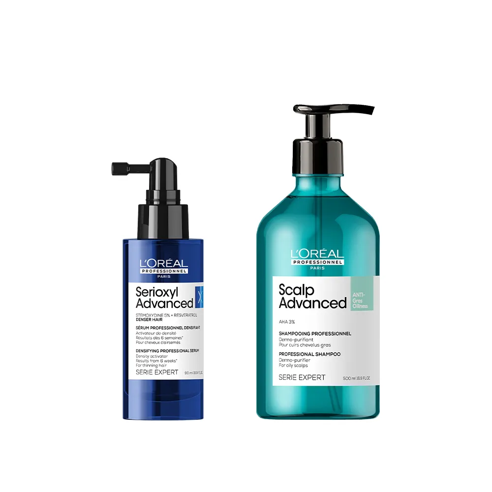 【L’OREAL 巴黎萊雅PRO】絲芮雅活力啟動精粹 90ml (建髮小藍瓶/養髮/控油/頭皮精華/頭皮調理)