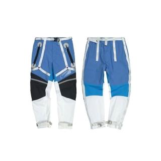 【NIKE 耐吉】NRG ISPA Pant 機能長褲 藍格紋黑白拼接 AR5866-484