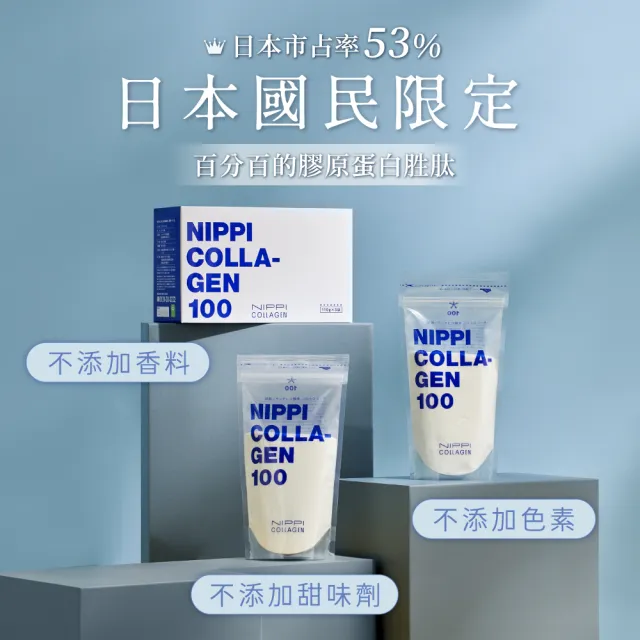 【NIPPI】100% 純膠原蛋白胜肽110gX3包