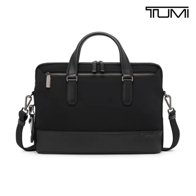 【TUMI】Harrison Sycamore 14 吋筆電商務纖薄公事包 - 午夜黑