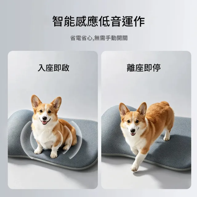【IPSKY】寵物風扇窩 自動感應風扇床  離席自停三檔風控低噪 貓咪涼墊 狗狗冷氣床 製冷睡墊 17公斤以內