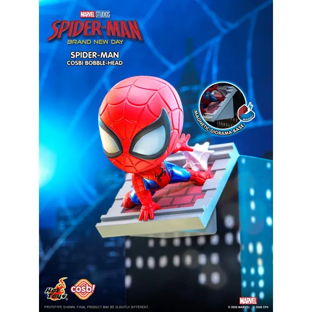 【Beast Kingdom 野獸國】蜘蛛人：重生日 Q版公仔 盲盒單入｜HOT TOYS CBX362
