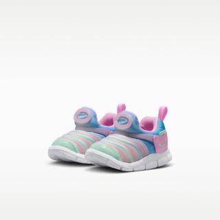 【NIKE 耐吉】運動鞋 童鞋 小童 兒童 套腳式 DYNAMO FREE TD 粉藍綠 343938-642(3C5620)