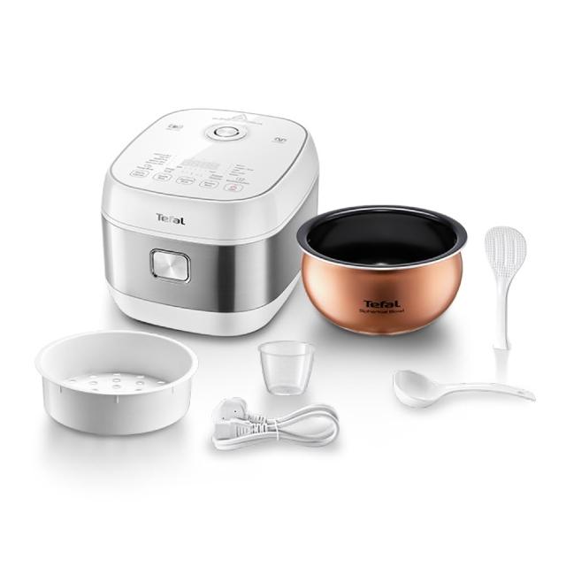 【Tefal 特福】蒸能煮 球釜8人份 IH萬用電子鍋-RK8131H0(電飯鍋/煮飯鍋/燉湯/煮粥)