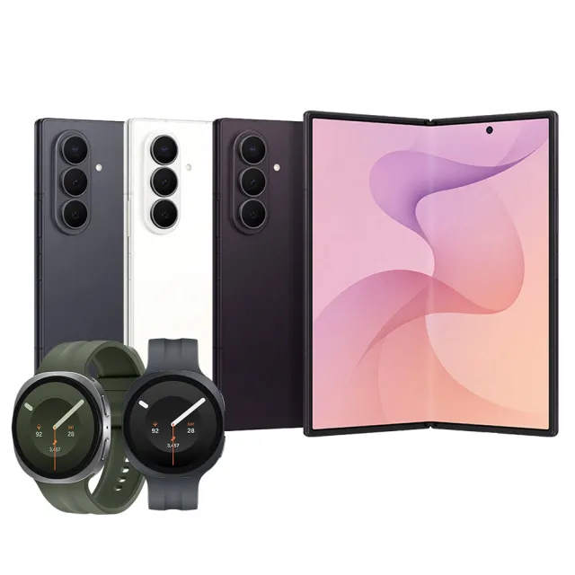 Watch9 LTE 44mm組【Samsung 三星】Galaxy Z Fold8 Ultra 5G 8吋(12G/512G)
