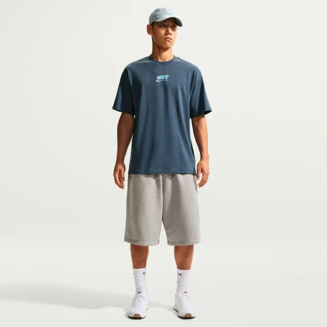 【NIKE 耐吉】AS U NSW RETRO FLAIR TEE 男 短袖上衣 T恤 運動 休閒 落肩 寬鬆 藍(IW1196410)