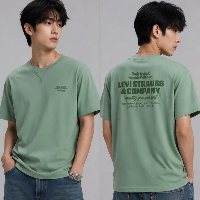 【LEVIS】寬鬆短袖T恤 / 涼感面料 男生上衣 熱賣單品 008S7-0000