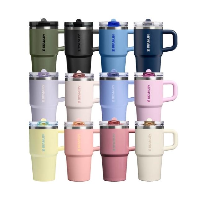 【STANLEY】官方直營 防漏吸管隨手杯 0.59L(全色系)