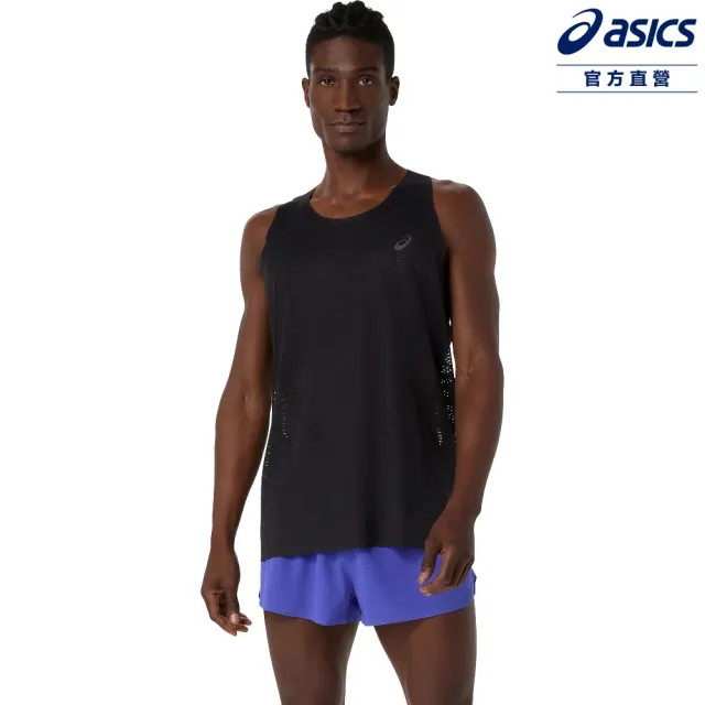 【asics 亞瑟士】METARUN 背心 男款 ACTIBREEZE 海外版 跑步上衣 2011D508-001