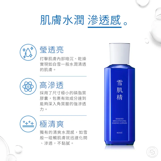 【KOSE 高絲】澄白薏透露200mL