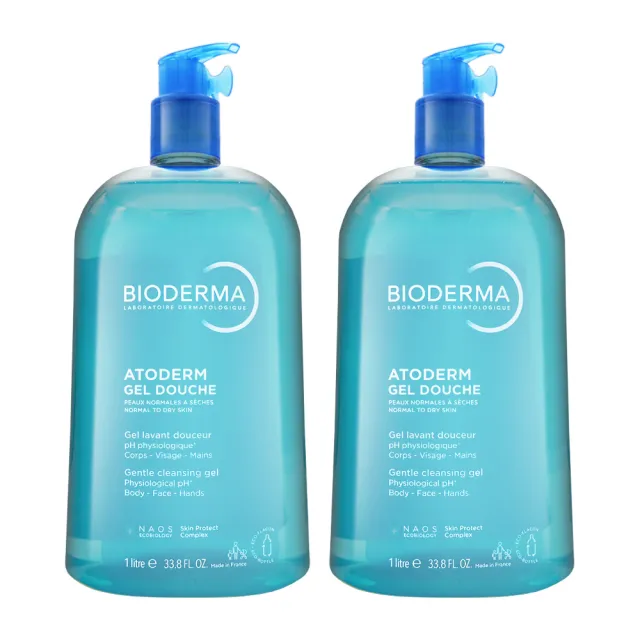 【BIODERMA】舒益淨沐浴露 1000ml*兩入組(平輸航空版)