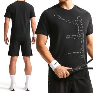 【NIKE 耐吉】As M Nkct Df Tee Std French Op 短袖 男款 黑色 印花 IH2105-010