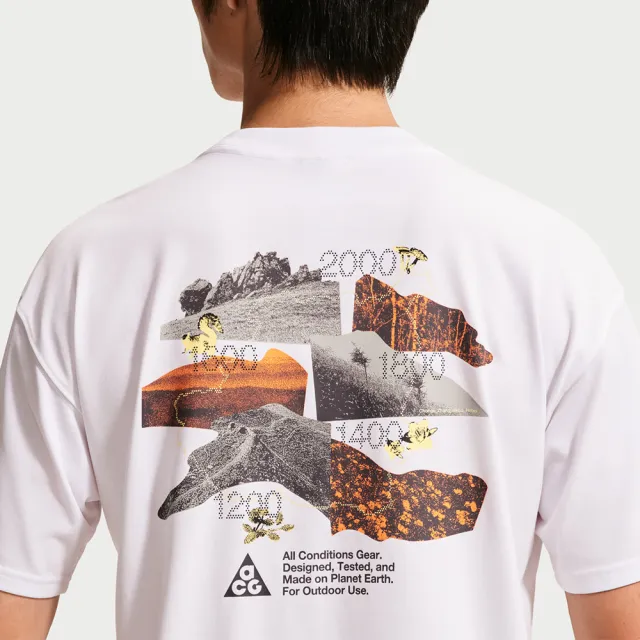 【NIKE 耐吉】As M Acg Df Tee Lse 短袖 男款 白色 印花 T恤 運動 休閒 IW1191-100