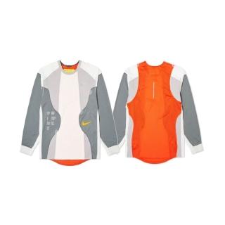 【NIKE 耐吉】ISPA Dri-FIT Long-Sleeve Top 未來感拼接排汗衫 灰白 CK4988-021