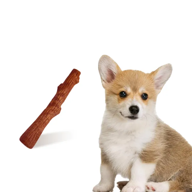 【Petstages】BBQ史迪克 狗玩具 烤肉木風味 XS（4公斤以下幼犬 迷你犬適用）潔牙骨 耐咬 寵物玩具