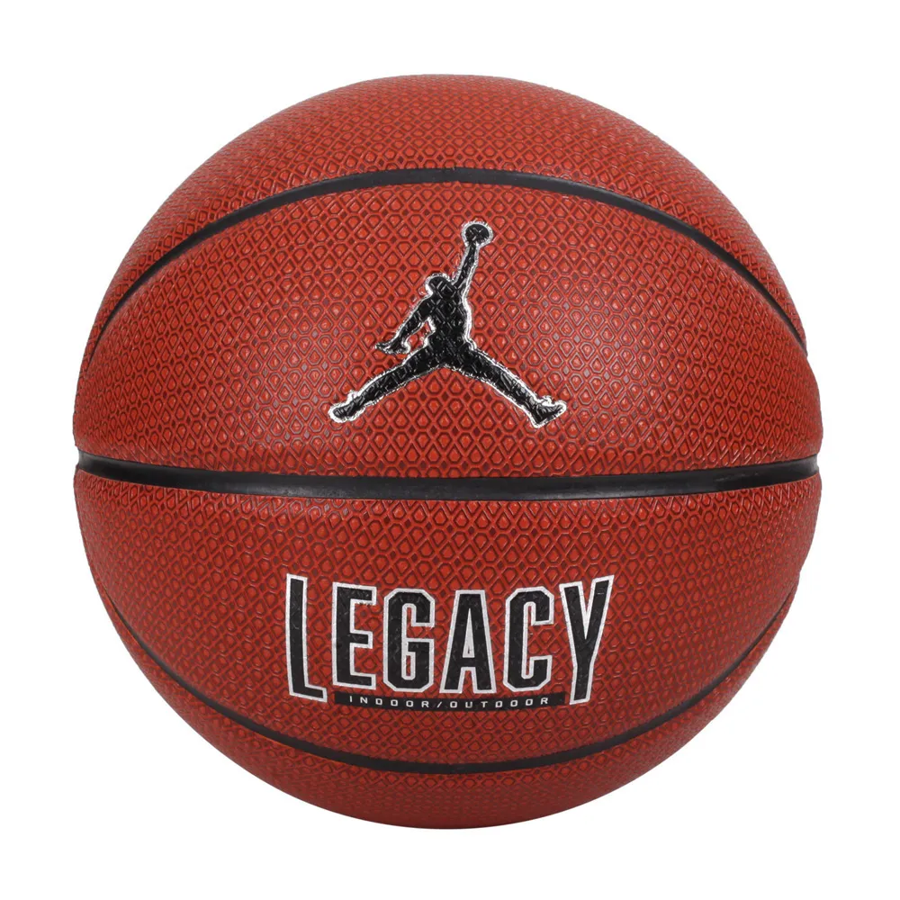 【NIKE 耐吉】籃球 JORDAN LEGACY 2.0 8P 7號球 J100825385507琥珀(耐磨 排汗 超細纖維 深溝 抓地力)