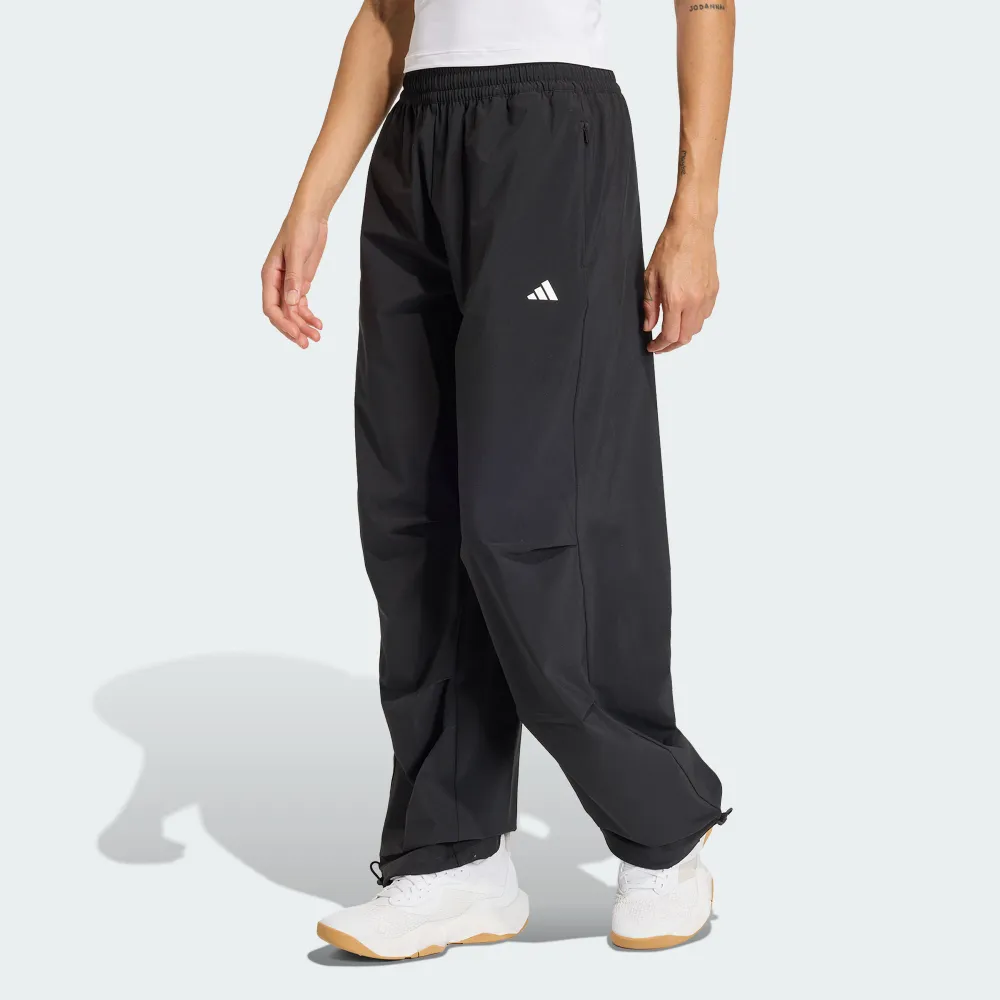 【adidas 愛迪達】ESSENTIALS 運動長褲 吸濕排汗 女 KS8563