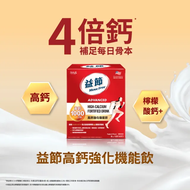 【Move Free 益節】高鈣強化機能飲1盒(1包10ml共30包/檸檬酸鈣/補鈣/關鍵/保健/鈣/補鈣保健食品)