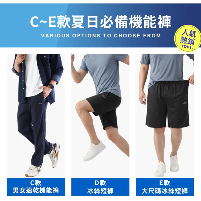 【JU SHOP】超值3件組-男女款漸變孔速乾衣 速乾褲 涼感衣(吸濕排汗 運動短褲 下著 休閒褲 防曬 抗UV)