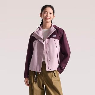 【The North Face】北臉 外套 女 運動連帽外套 防潑水 衝鋒衣 W DRYVENT OVS JACKET 粉 NF0A8J6X0DA